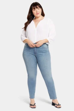 Le Silhouette Sheri Slim Jeans In Plus Size - Angel 10 Le Silhouette Sheri Slim Jeans In Plus Size - Angel -Nydj Apparel Shop WSHDSS8702 ANGWS 4