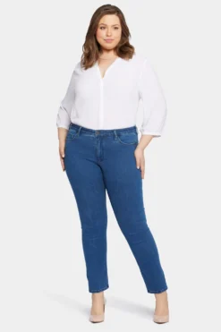 Le Silhouette Sheri Slim Jeans In Plus Size - Treasured -Nydj Apparel Shop WSHDSS8702 TRSRD 5