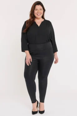 Pull-On Skinny Legging Pants In Plus Size - Jet Black 8 Pull-On Skinny Legging Pants In Plus Size - Jet Black -Nydj Apparel Shop WSSC8226 JBLK 3 c0c71e24 a3cb 419d be2e 8d9f17dcad9e