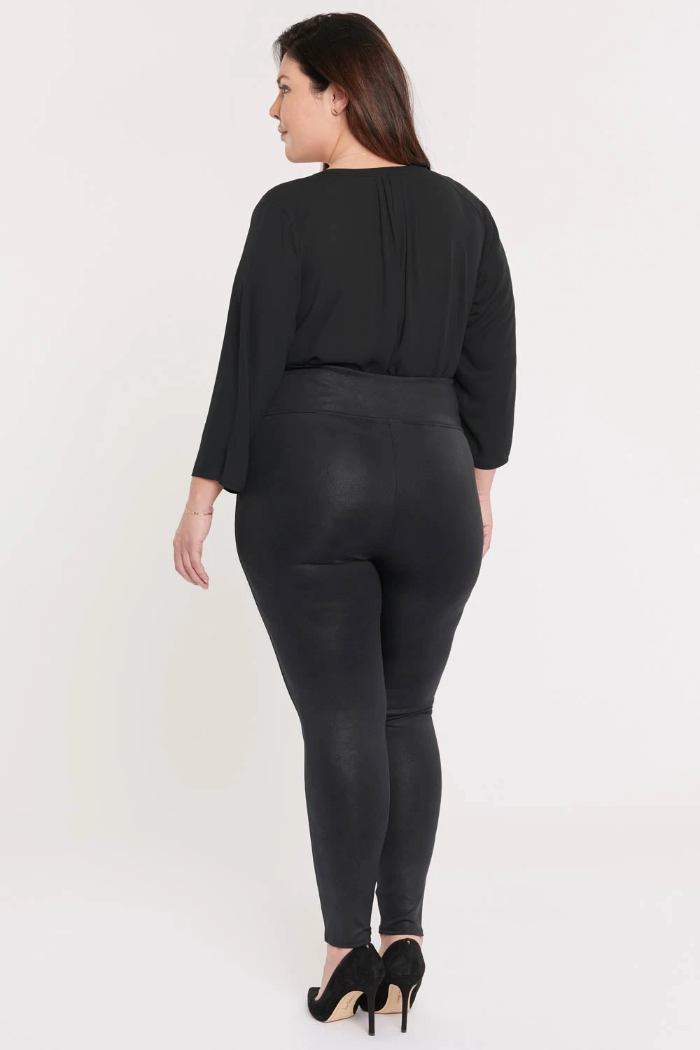 Pull-On Skinny Legging Pants In Plus Size - Jet Black 5 Pull-On Skinny Legging Pants In Plus Size - Jet Black - Image 5