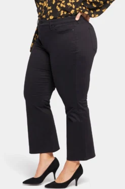 Relaxed Flared Jeans In Plus Size - Black Pearl 8 Relaxed Flared Jeans In Plus Size - Black Pearl -Nydj Apparel Shop WSTE8491 BLKPR 3
