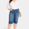Kristie 80s Bermuda Denim Shorts In Plus Size - Windfall
