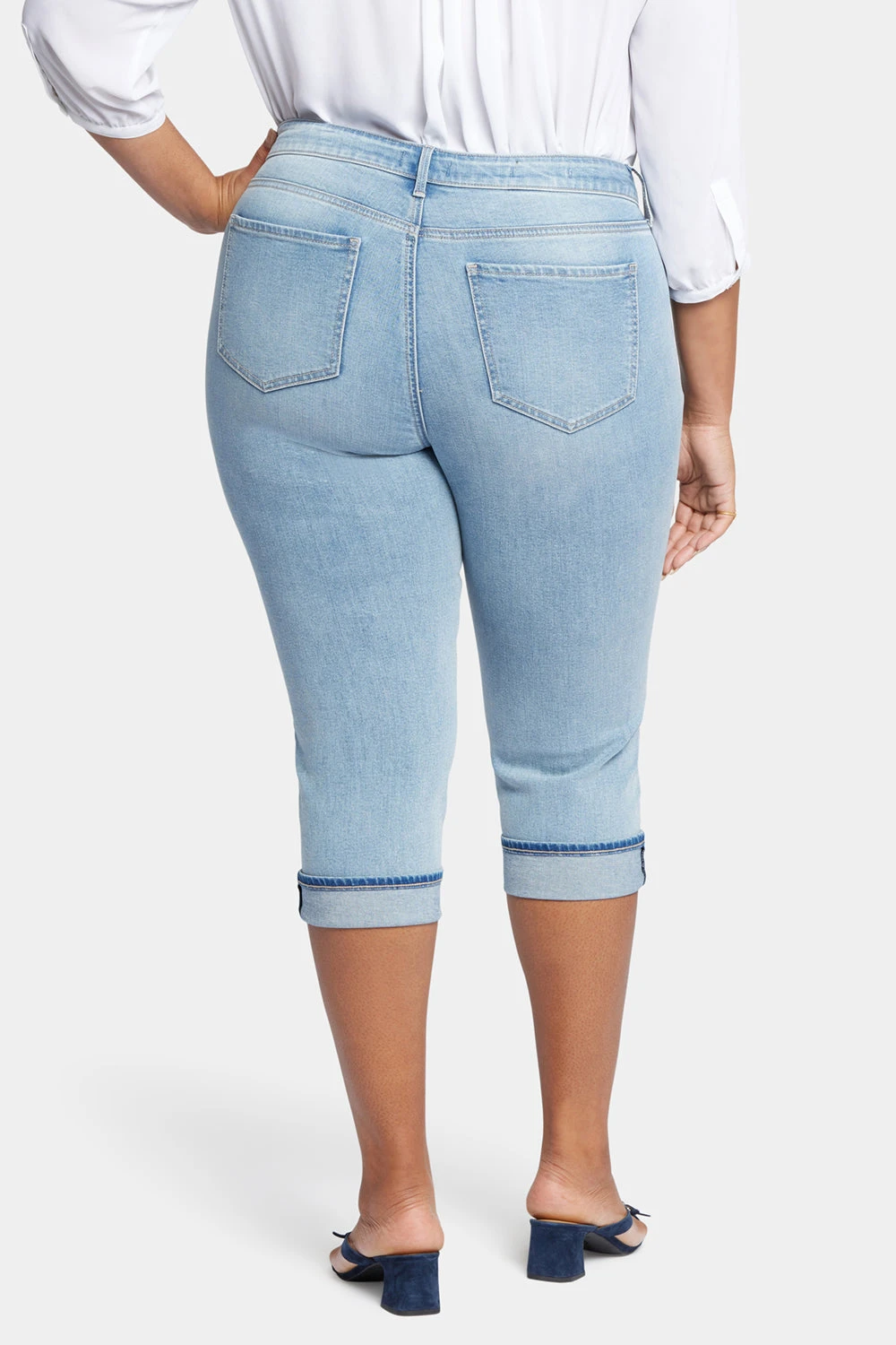 Marilyn Straight Crop Jeans In Plus Size - Afterglow 2 Marilyn Straight Crop Jeans In Plus Size - Afterglow - Image 2