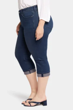 Marilyn Straight Crop Jeans In Plus Size - Inspire -Nydj Apparel Shop WSUQCR2389 INSPR 3