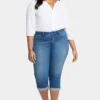 Marilyn Straight Crop Jeans In Plus Size - Windfall