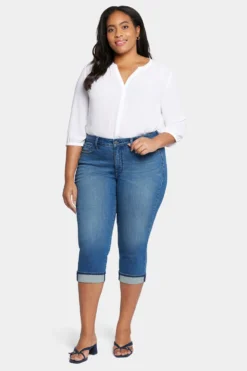 Marilyn Straight Crop Jeans In Plus Size - Windfall 10 Marilyn Straight Crop Jeans In Plus Size - Windfall -Nydj Apparel Shop WSUQCR2389 WNDFL 4 1287b73b 626e 4b45 9c76 df8bb7f26001