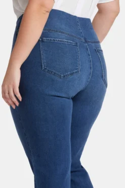 Bailey Relaxed Straight Ankle Pull-On Jeans In Plus Size - Mission Blue -Nydj Apparel Shop WTCD8933A MSNBL 6