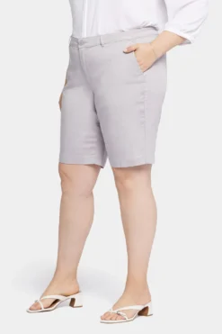 Bermuda Shorts In Plus Size - Pearl Grey -Nydj Apparel Shop WTST3766 916 3 3a7dc9b8 d2e1 4fad a433 586bcecfb226
