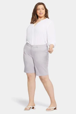 Bermuda Shorts In Plus Size - Pearl Grey -Nydj Apparel Shop WTST3766 916 5 130c2f32 0dff 48d7 9668 28735dd35e17