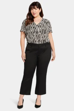 Piper Trouser Pants In Plus Size - Black